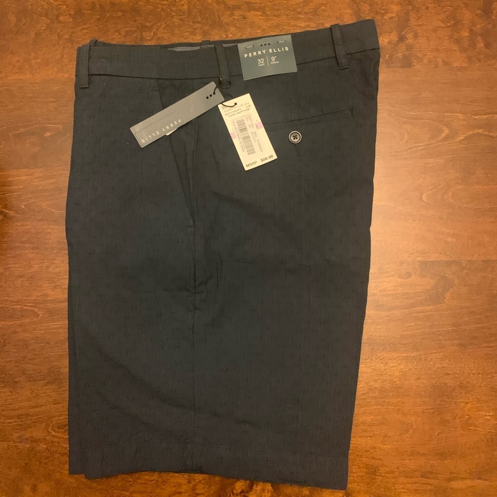 Perry ellis blue cotton men’s shirts size 32